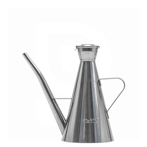 Conical Stainless Steel 300 Ml Oil Jug Olive Oil Polsinelli Enologia