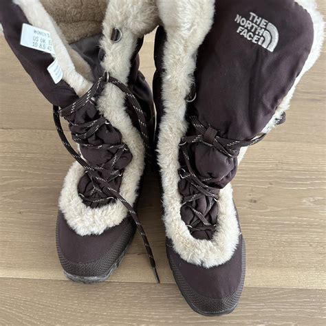 Women’s Northface boots Size:10w Worn lightly - Depop