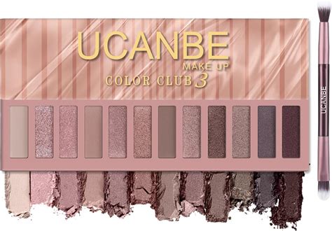 Amazon UCANBE 12 Color Eyeshadow Makeup Palette Naked Nude Eye