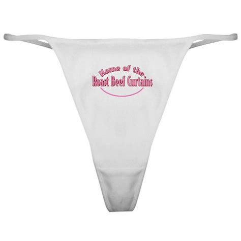 Thong Roast Beef Curtains By Rudestuff2