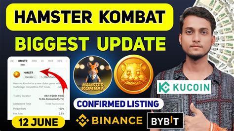 Hamster Kombat Listing On Kucoin Hamster Kombat New Update