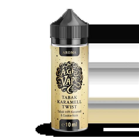 The Age Of Vape Aroma Longfill Tabak Karamell Twist 10ml In 120ml