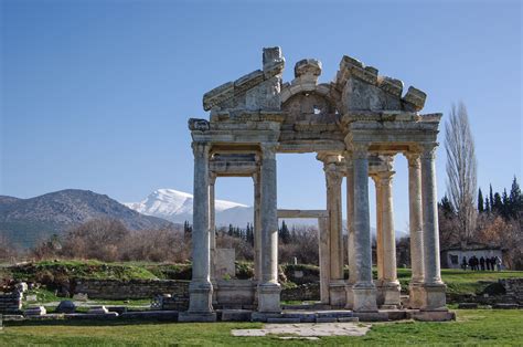 Old Ruin Architectural Column Ruined Outdoors Day Architecture No