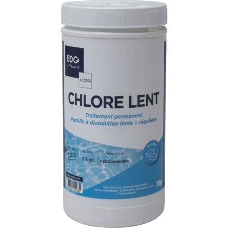 Chlore Lent Piscine Pastille Gr Kg Cdiscount Jardin