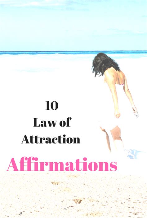 10 law of attraction affirmations with images to save