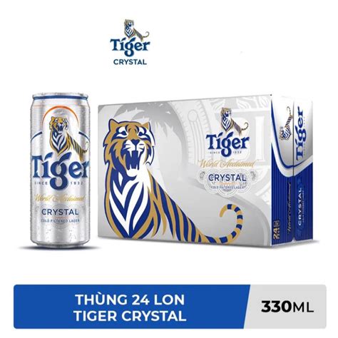 N Ng C N Th Ng Lon Bia Tiger Crystal Ml Lon Shopee