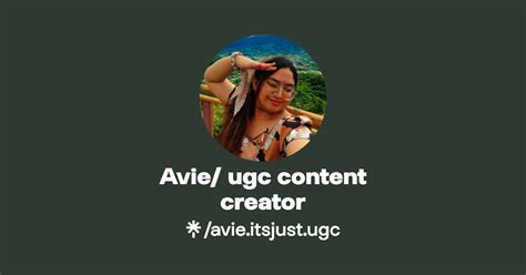 Avie Ugc Content Creator Instagram Tiktok Linktree