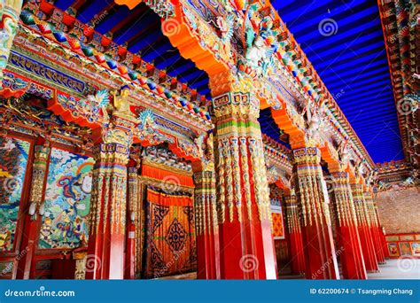 Labrang Lamasery Of Tibetan Buddhism In China Stock Photo Image Of