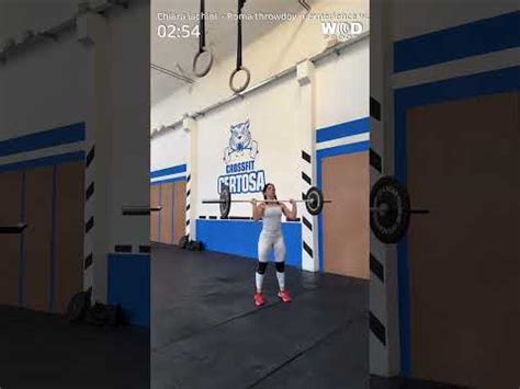 Qualifica Experience Roma Throwdown Wod 1 Chiara Iachini YouTube