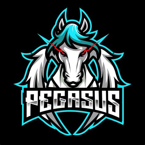 pegasus mascot logo design vector with modern illustration concep 23381958 Vector Art at Vecteezy