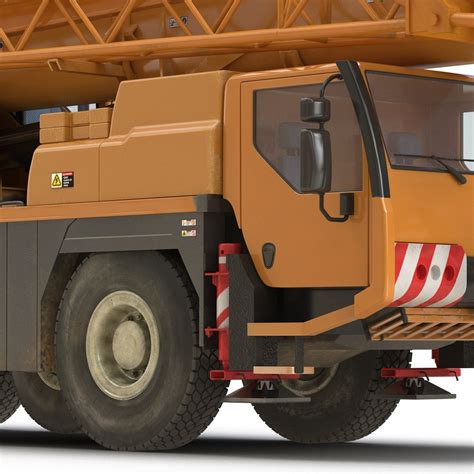 Compact Mobile Crane Liebherr Rigged 3D Model $149 - .max - Free3D