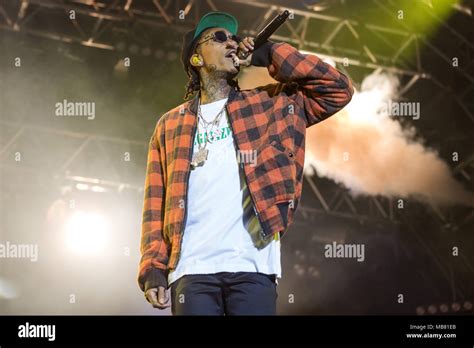 The American Rapper Wiz Khalifa Live At The 26th Heitere Open Air In