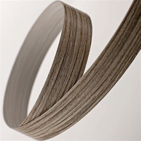 Grey Albizzia Wood Grain PVC Edge Banding For Shoe Cabinets Qisheng