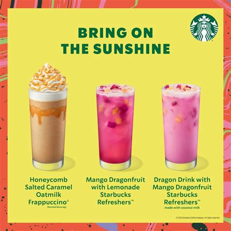 Bring On The Sunshine With Starbucks All New Summer Beverages And