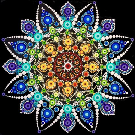 July312016 Mandala Dots Dot Art Painting Dot Painting