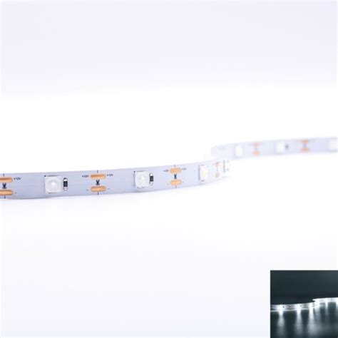 12 Volt LED Streifen Kaltweiss Mit Linse 5 Meter 18W M 28LED M 10mm