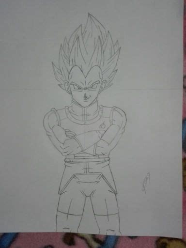 Dibujo De Vegeta Ssj Blue Dragon Ball Espa Ol Amino