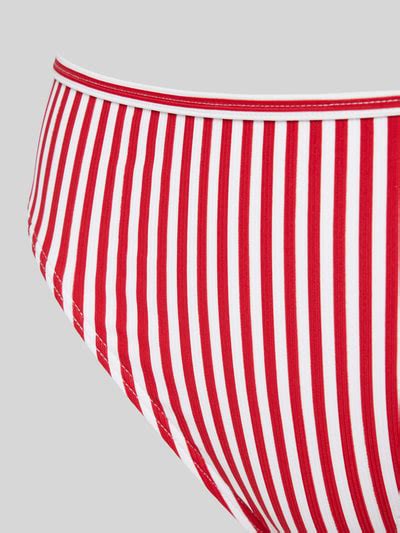 Esprit Bikini Hose Mit Allover Streifenmuster Modell SILVANCE Rot