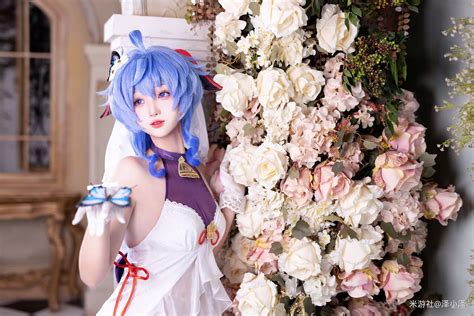 【甘雨花嫁cos】你好 结婚吗【百日挑战11】 原神社区 米游社