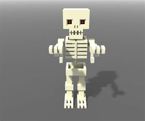 Voxel Skeleton 3d Model 5 Max Free3d