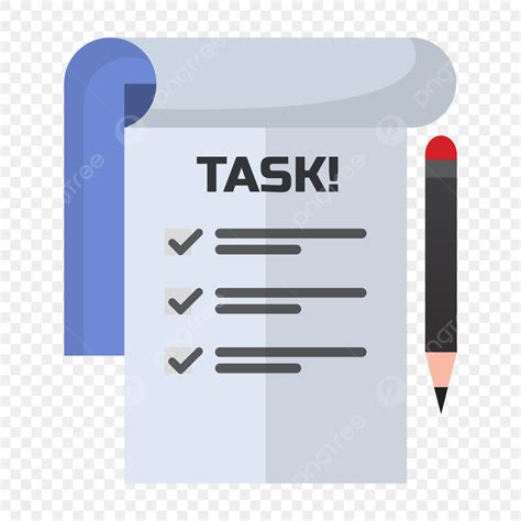 Task List Vector Art PNG, Task List, Task, List, Pencil PNG Image For Free Download