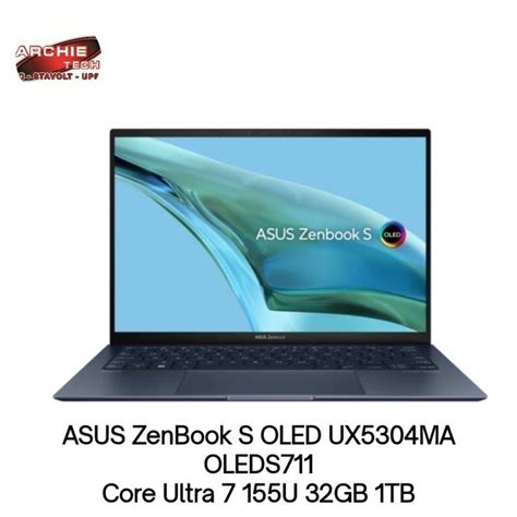 Jual ASUS ZenBook S OLED UX5304MA OLEDS711 Core Ultra 7 155U 32GB 1TB