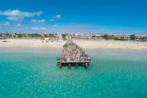 Santa Maria Beach Pontoon in Sal Island Cape Verde - Cabo Verde ...