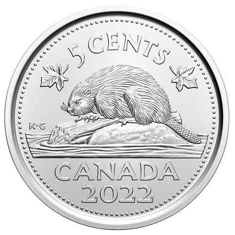 5-CENT - 2022 "RCM LOGO" CLASSIC 5-CENT ORIGINAL ROLL - 2022 CANADIAN COINS