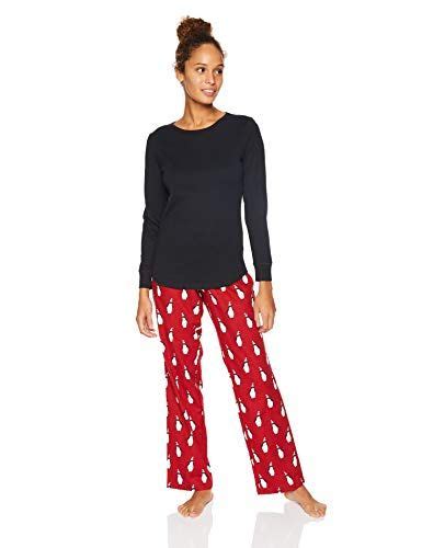 Amazon Essentials Womens Lightweight Flannel Pajama Set Sleepwear