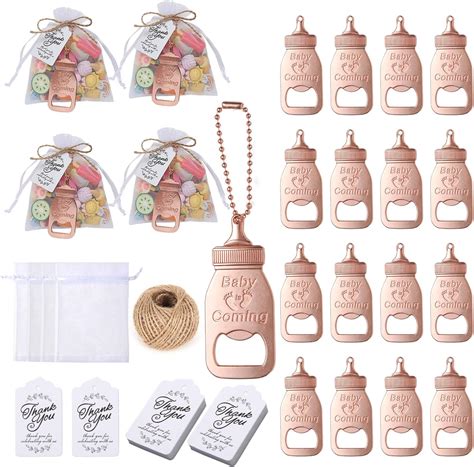 Amazon Phabbs Pink Baby Shower Bottle Opener 20 Pcs Set For Girls