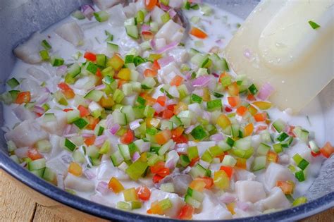 Kokoda Fijian Coconut Milk Ceviche With Mahi Mahi Recipe Ceviche