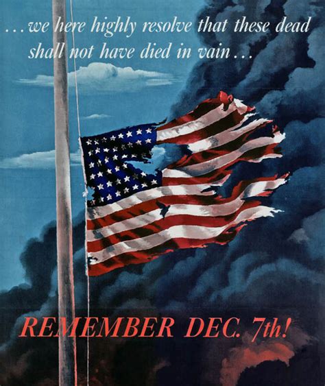 An American Propaganda Poster Pearl Harbor 74th Anniversary Of Pearl