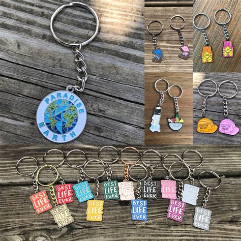 10 Custom Mix Of Mini Keychains Jwstufforg