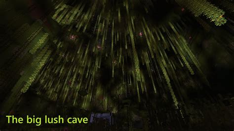 The Large Lush Cave Biome Download Link 무성한우거진 동굴 Youtube