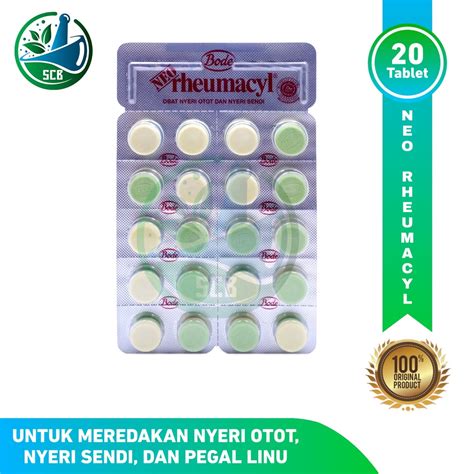 Jual Neo Rheumacyl Obat Nyeri Otot Dan Sendi Perstrip Isi Tablet