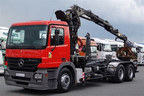 Mercedes Benz ACTROS 2636 Hook Lift Truck For Sale Hungary Budapest