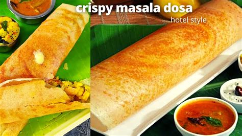 Hotel Style Masala Dosa How To Make Dosa Batter In Tamil Masala Dosa In