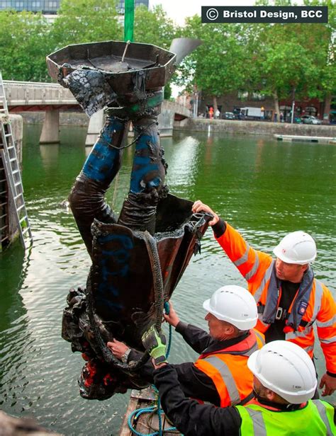 The Removal Of Edward Colston Statue From Bristol Harbour In Eight