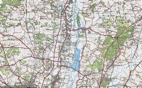 Historic Ordnance Survey Map Of Enfield Lock