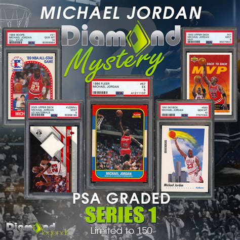 Diamond Mystery Presents Michael Jordan Psa Graded Mystery Box