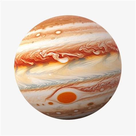 Premium Ai Image Jupiter Planet Isolated