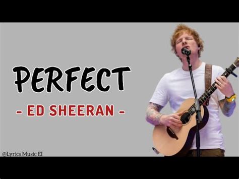 Ed Sheeran Perfect Lirik Terjemahan Indonesia Edsheeran Youtube