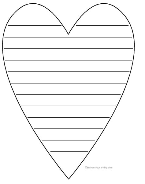 Write A Poem Around The Perimeter Outer Edges Of The Heart