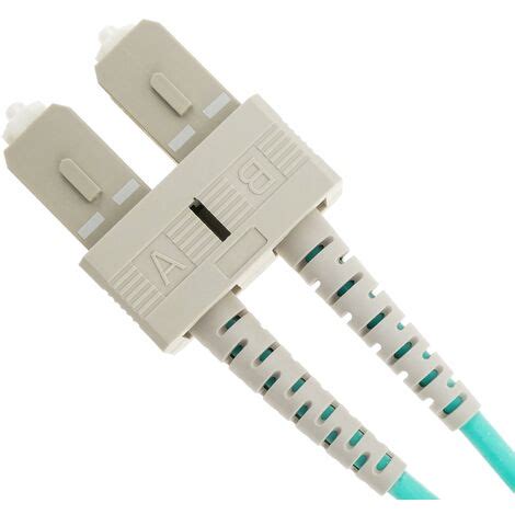 CableMarkt Cable Fibra Óptica LC PC SC PC Multimodo Duplex OM3