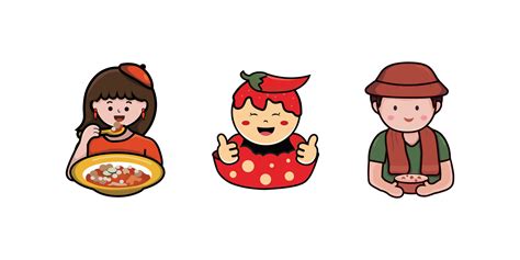 Vector character cute for food logo illustration concept 17048660 Vector Art at Vecteezy