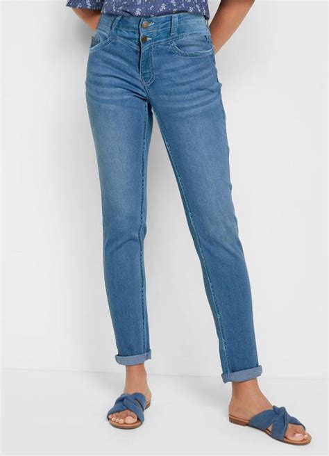 Calça Jeans Claro em Jeans Bonprix