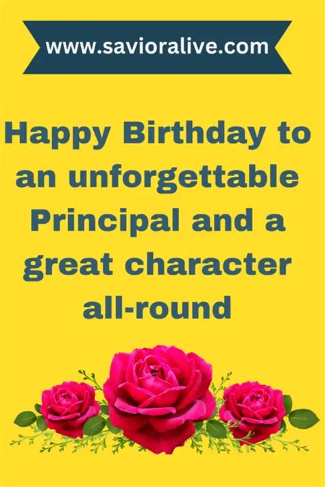 Biblical Birthday Wishes For Principal Bible Verses