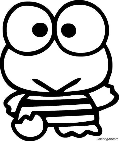 Keroppi Coloring Pages 35 Free Printables Coloringall