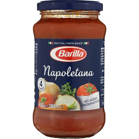 Barilla Pasta Sauce Napoletana G Woolworths