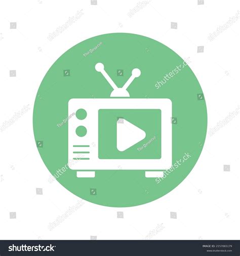 Tv Channel Vector Icon Which Suitable Stock Vector (Royalty Free ...